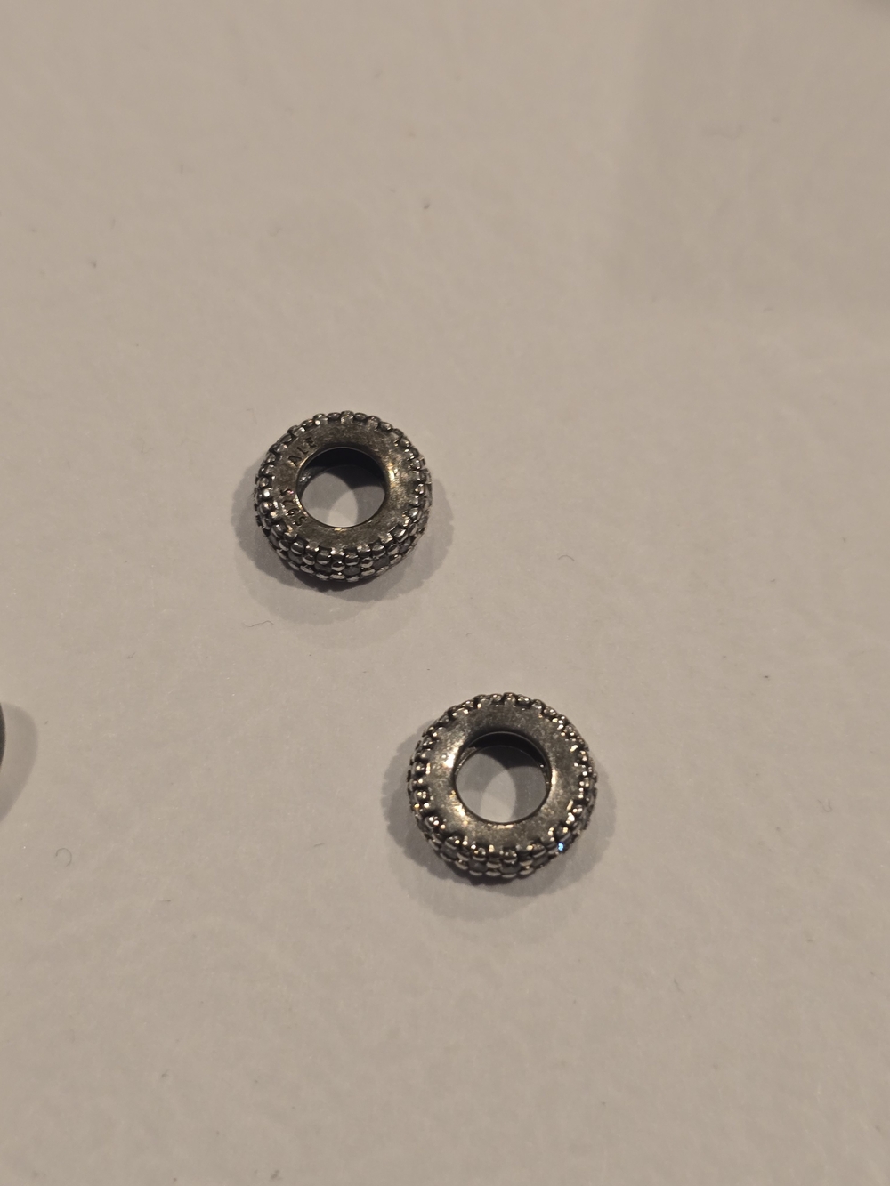 Pandora Silver Crystal Pavé Spacer Beads